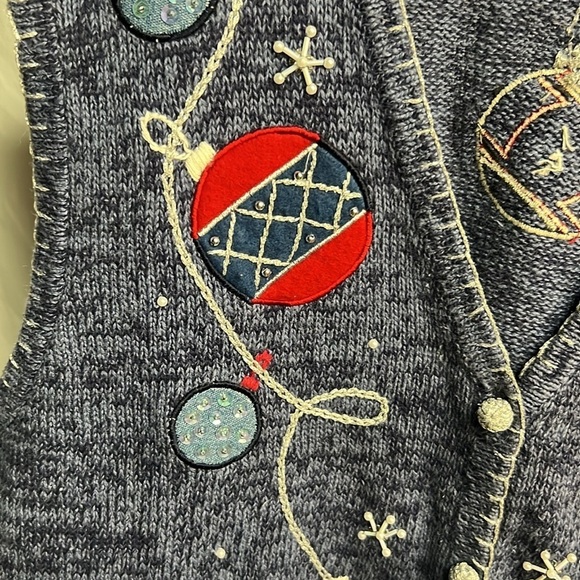 Bobby brooks Christmas vest sz l - Picture 3 of 4